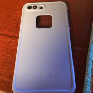 Lifeproof light purple iPhone 8plus case